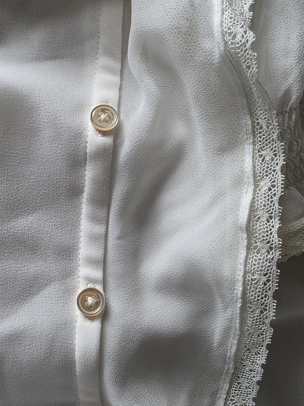 NWOT Aritzia Wilfred Eden Blouse - Light Birch Size M - Picture 10 of 10